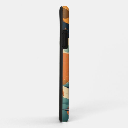 Middeleeuws moderne ruimtetijd Raketten en Planete Case-Mate iPhone Case (Achterkant/rechts)