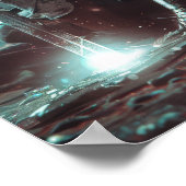 Middeleeuws Ridder Close-Up Poster (Hoek)