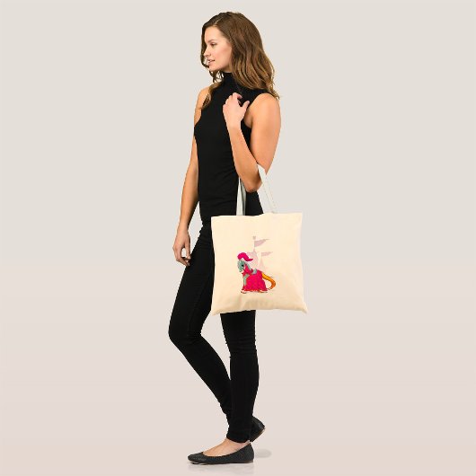 Middeleeuws Ridder Paard in Armour Fantasy Tote Bag