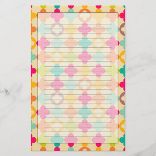 middeleeuws rosettenpatroon briefpapier