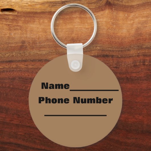 middeleeuws rottweiler Sleutelhanger (Achterkant)