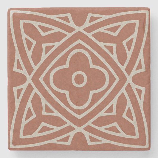 Middeleeuws Tegel stenen Onderzetter (Voorkant)