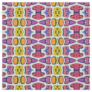 Middeleeuws veelkleurig naadloos stoffenpatroon stof