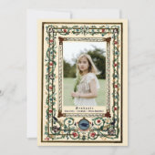  "middeleeuws" verlicht Afstuderen Kaart (Voorkant)