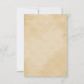 Middeleeuws Verlicht Manuscript Bruiloft RSVP antw (Achterkant)