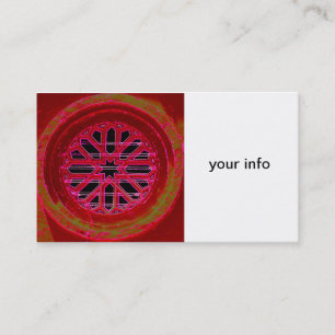 middeleeuws visitekaartje van het ierse raam