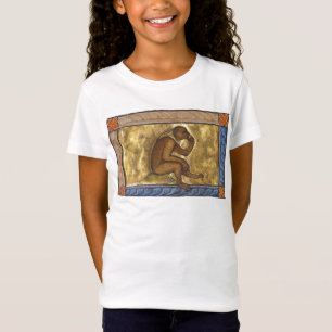 Middeleeuwse Bestiaire Aap 1270 T-shirt