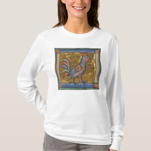 Middeleeuwse Bestiaire Haan c. 1270 T-shirt