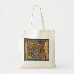 Middeleeuwse Bestiaire Haan c. 1270 Tote Bag