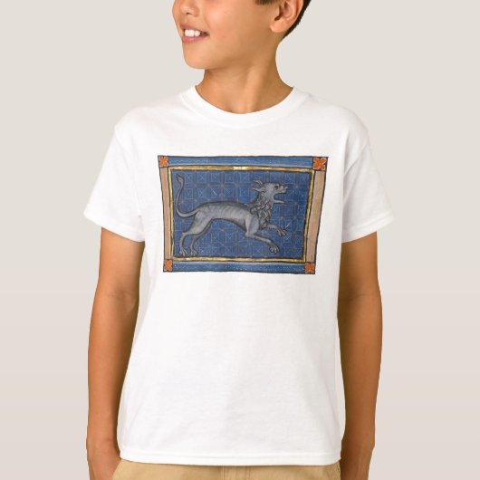 Middeleeuwse Bestiary Hyena c. 1270 T-shirt (Voorkant)