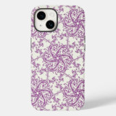 middeleeuwse bloem patroon telefoon geval Case-Mate iPhone case (Achterkant)