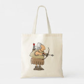 Middeleeuwse Boogschutter Krijger Grappige Ridder Tote Bag (Achterkant)