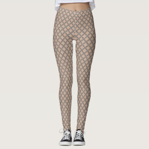 Middeleeuwse Chainmail Silver Pattern Leggings