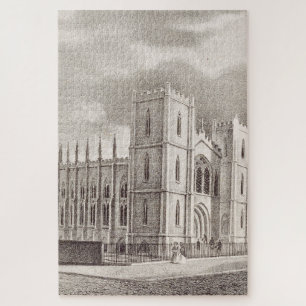 Middeleeuwse christelijke kerk legpuzzel