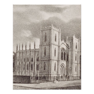 middeleeuwse Christelijke kerk Perfect Poster