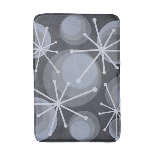 Middeleeuwse cirkels Starbursts Slate Badmat (Voorkant Verticaal)