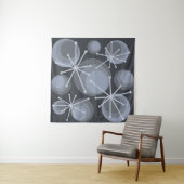 Middeleeuwse cirkels Starbursts Slate Wandkleed (In situ)