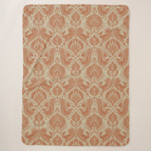 Middeleeuwse Damask Sherpa Deken