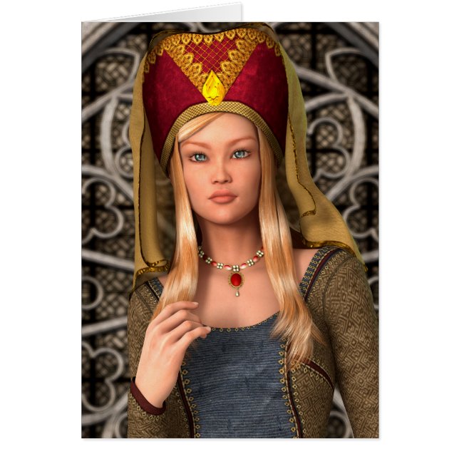 Middeleeuwse Dame (Voorkant)