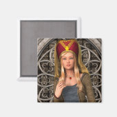 Middeleeuwse Dame Magneet (Voorkant / Achterkant)