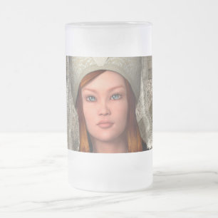 Middeleeuwse Dame Matglas Bierpul