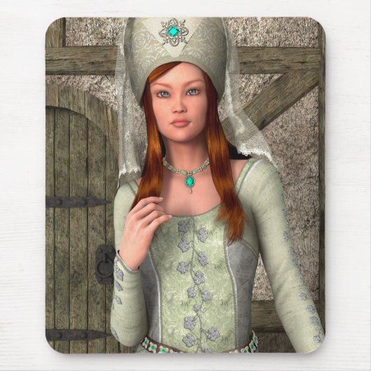 Middeleeuwse Dame Muismat (Voorkant)