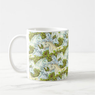 MIDDELEEUWSE EENHOORNHORDE, PAARDEN, HENGST Fantas Koffiemok
