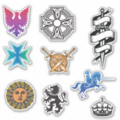 Middeleeuwse en renaissance variëteit sticker (Voorkant)