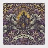 Middeleeuwse etiketten labels (Design 1)