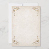 Middeleeuwse Fantasie 60ste verjaardag Kaart (Achterkant)