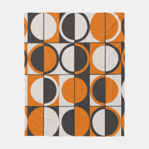 Middeleeuwse geometrische abstracte patronen met e fleece deken