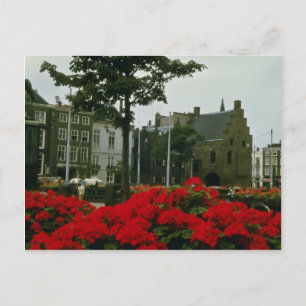 middeleeuwse gevangenis in de bloemen van Den Haag Briefkaart