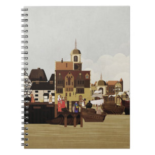 Middeleeuwse haven notitieboek