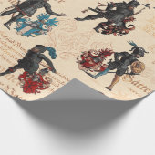 Middeleeuwse Helden Ridders in Lichtend Militair A Cadeaupapier (Hoek)