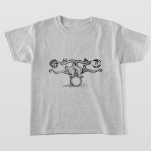 Middeleeuwse Hermes Dragons T-shirt