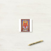Middeleeuwse icoon van Sint Gregorius de Grote Post-it® Notes (Op bureau)