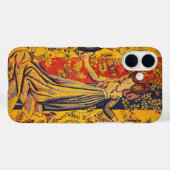 Middeleeuwse Italiaanse rood blauw geel Chinoiseri Case-Mate iPhone Case (Achterkant (horizontaal))