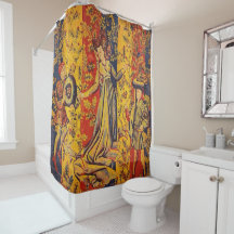 Middeleeuwse Italiaanse rood blauw geel Chinoiseri