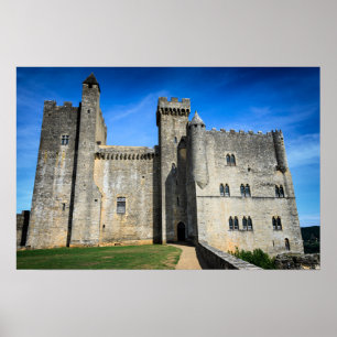 Middeleeuwse kasteelposter château de Beynac Poster