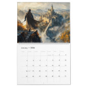 Middeleeuwse kastelen: historische kunstkalender kalender (Jan 2026)