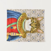 Middeleeuwse kat prins wandkleed (Voorkant (horizontaal))