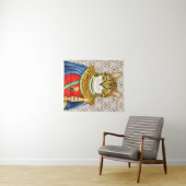 Middeleeuwse kat prins wandkleed (In Situ (horizontaal))