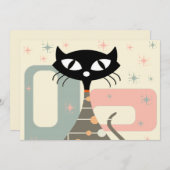 Middeleeuwse kat uit de middeleeuwen Moderne Aankondiging (Voorkant / Achterkant)