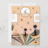 Middeleeuwse kat uit de middeleeuwen Moderne Feestdagenkaart (Voorkant)