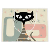 Middeleeuwse kat uit de middeleeuwen Moderne Groot Cadeauzakje (Voorkant)