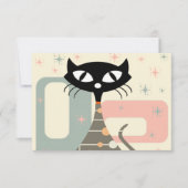 Middeleeuwse kat uit de middeleeuwen Moderne Kaart (Voorkant)