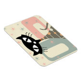 Middeleeuwse kat uit de middeleeuwen Moderne Magneet (Rechterzijde)