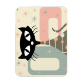 Middeleeuwse kat uit de middeleeuwen Moderne Magneet (Verticaal)