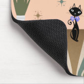 Middeleeuwse kat uit de middeleeuwen Moderne Muismat (Hoek)