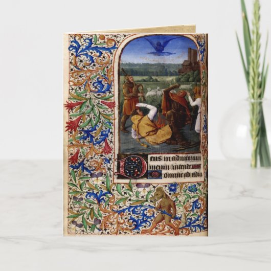 Middeleeuwse Kerst Kaart 3 (Voorkant)